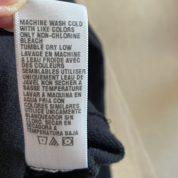 James Perse Top Relaxed Cropped Black Pullover Women’s Sz: Medium - Picture 9 of 13